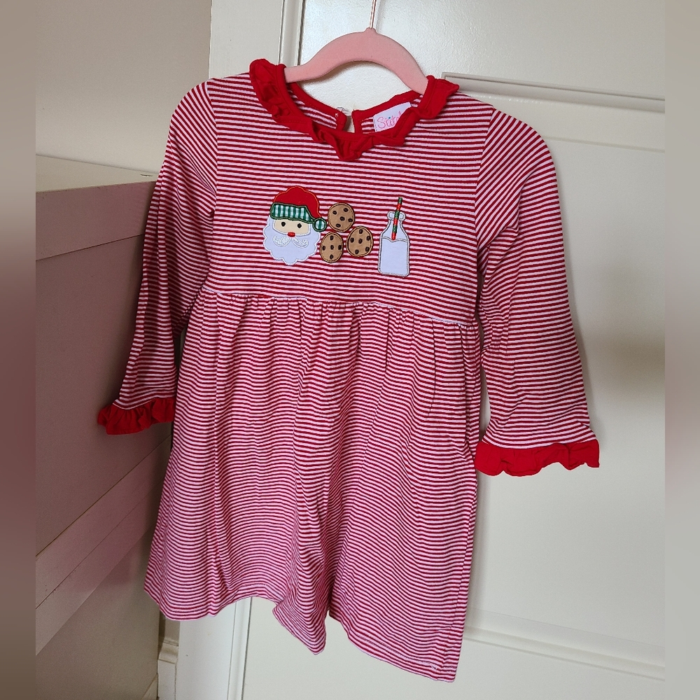 Stitchy Fish Santa, Cookies & Milk Tunic